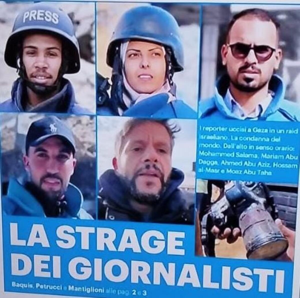 Anche Assostampa condanna il massacro dei giornalisti a Gaza - 