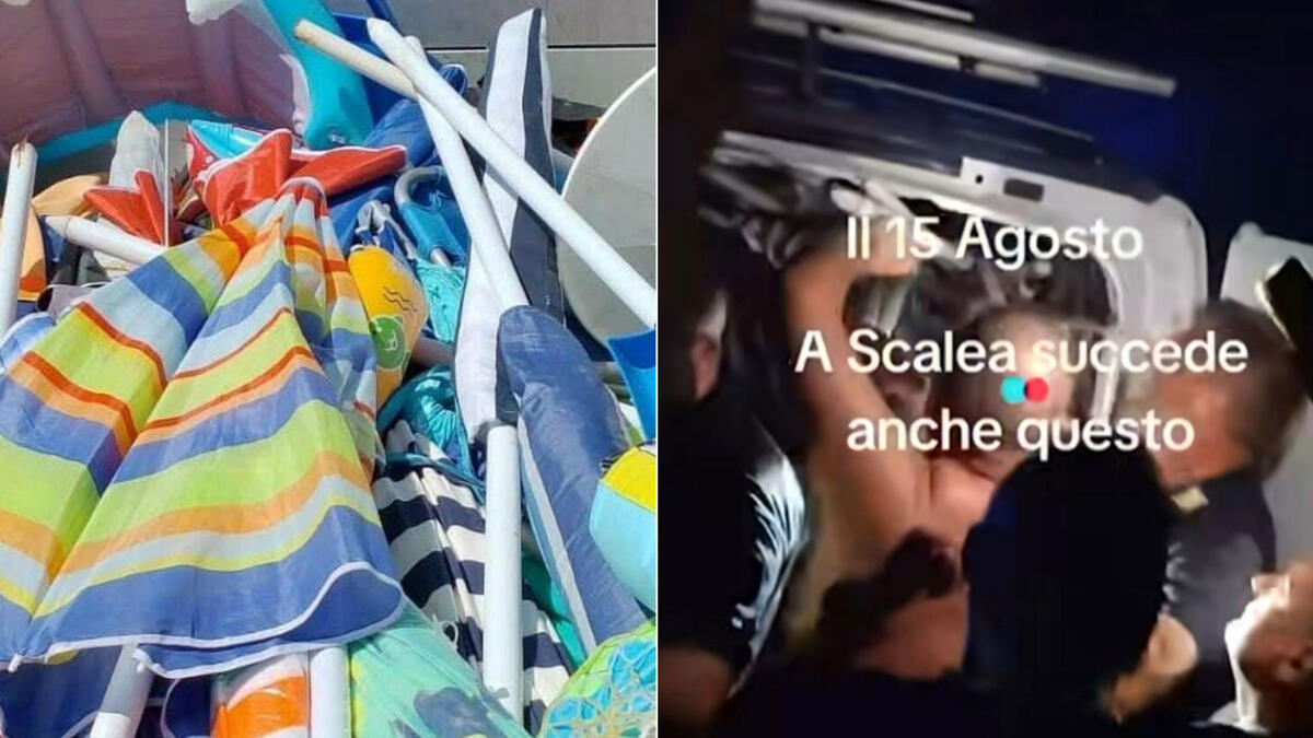 Ombrelloni sequestrati a Scalea, i bagnanti accerchiano i vigili e se li riprendono GUARDA IL VIDEO - 