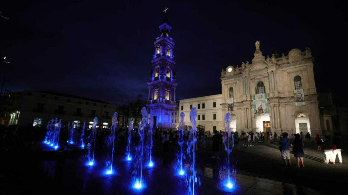 Pompei, nuove luci per Santuario e Piazza Bartolo Longo - 
