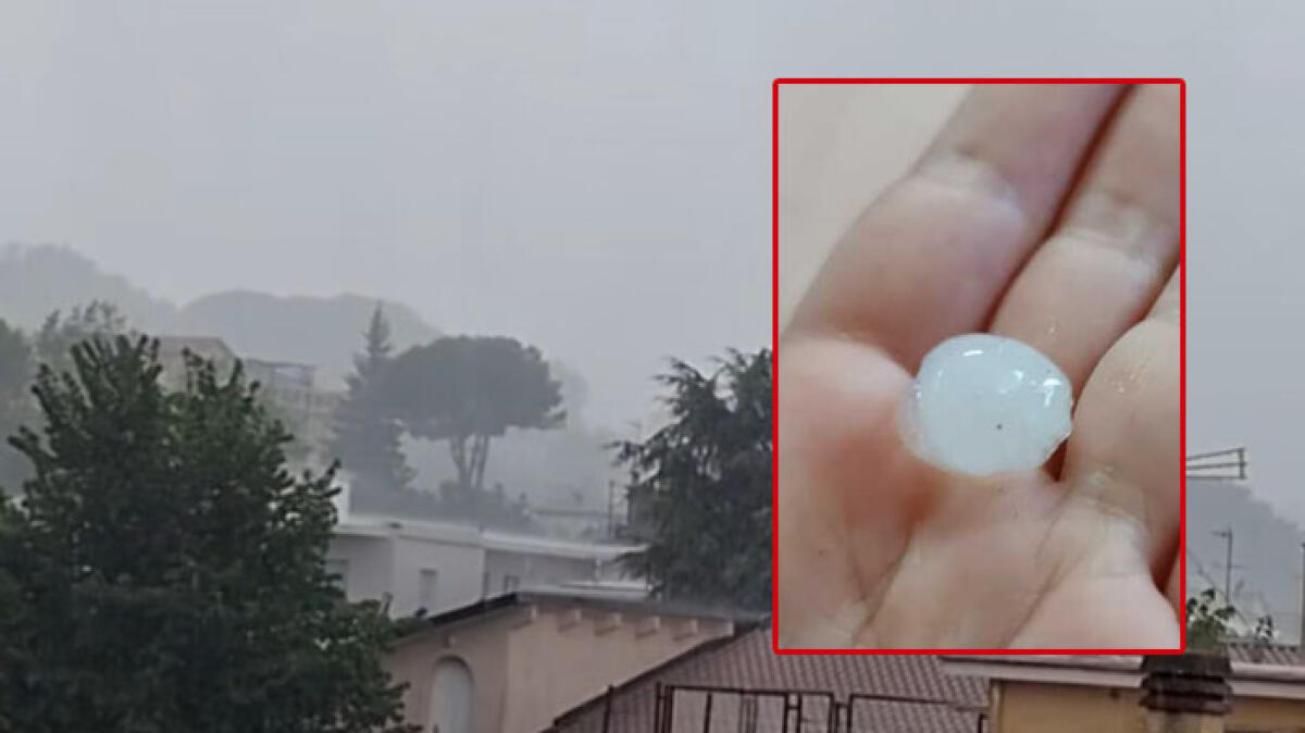 Pioggia e grandine, Ottaviano e le località limitrofe colpite dal temporale - 