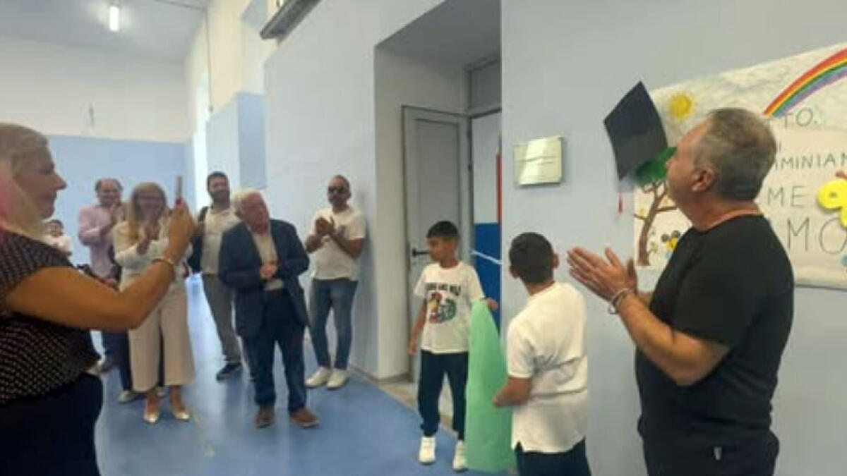 Scuola a Carbonara di Nola, inaugurata la “stanza morbida” per i bambini con disabilità - 