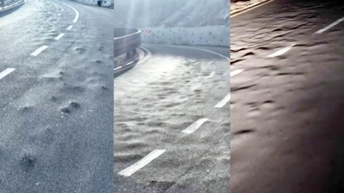 Campi Flegrei, strada deformata da bolle - 