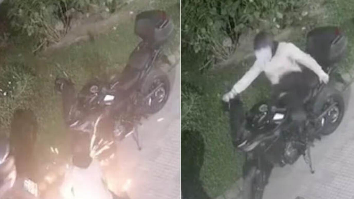 Ladri impiegano 20 secondi per rubare una moto - 