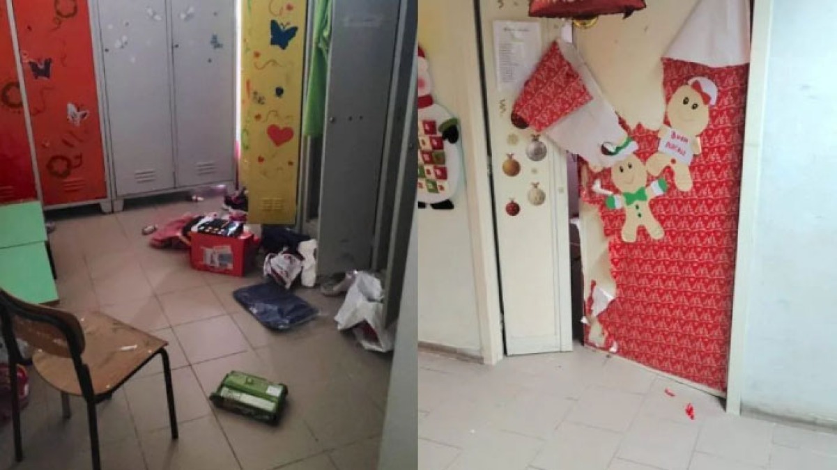 Vandali a scuola, distrutti gli addobbi di Natale dei bambini - 