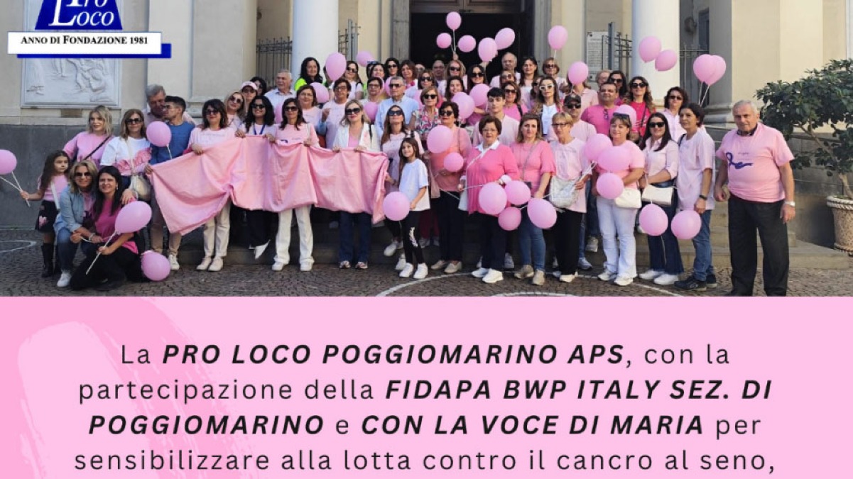 Marcia in Rosa a Poggiomarino, un passo alla volta per la prevenzione - 