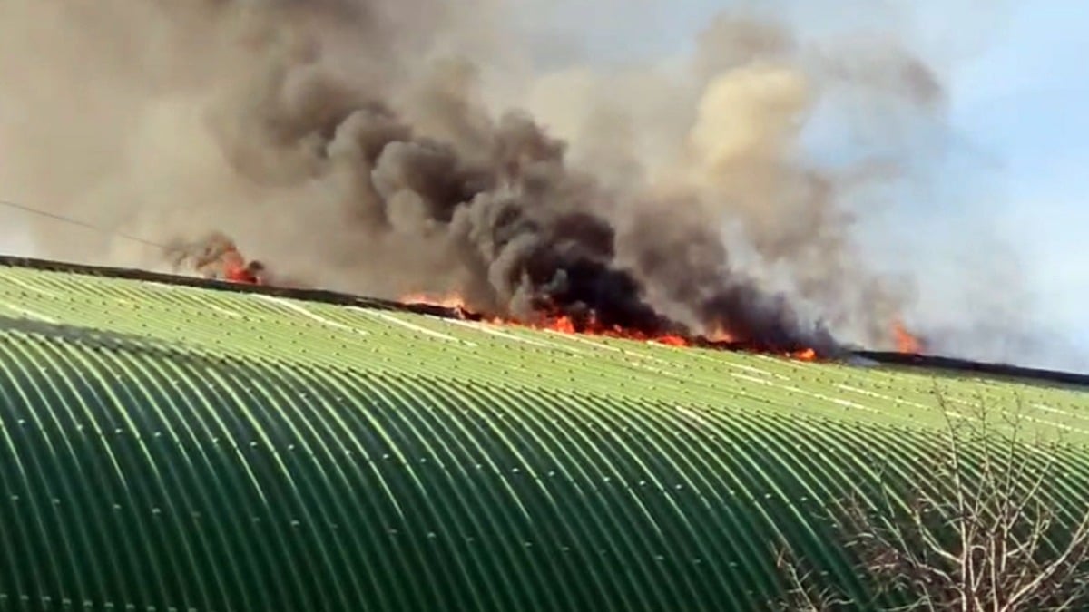 Palazzetto dello sport in fiamme, i danni sono gravissimi - 
