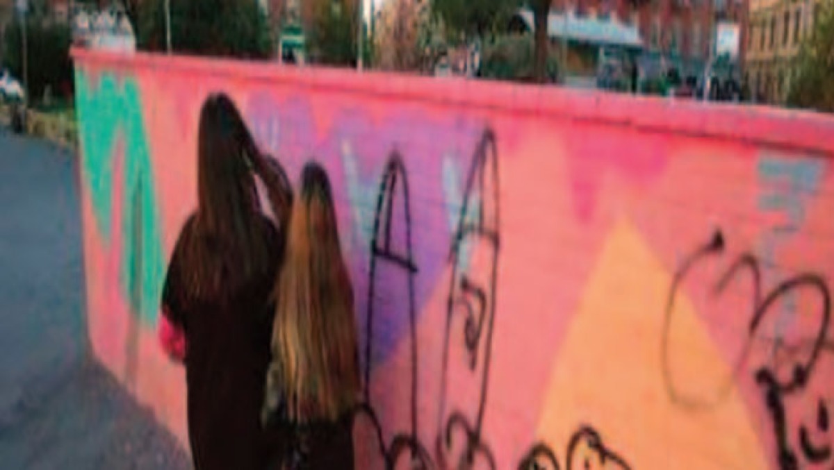 Orribili vandalizzazioni al murale di Noemi - 