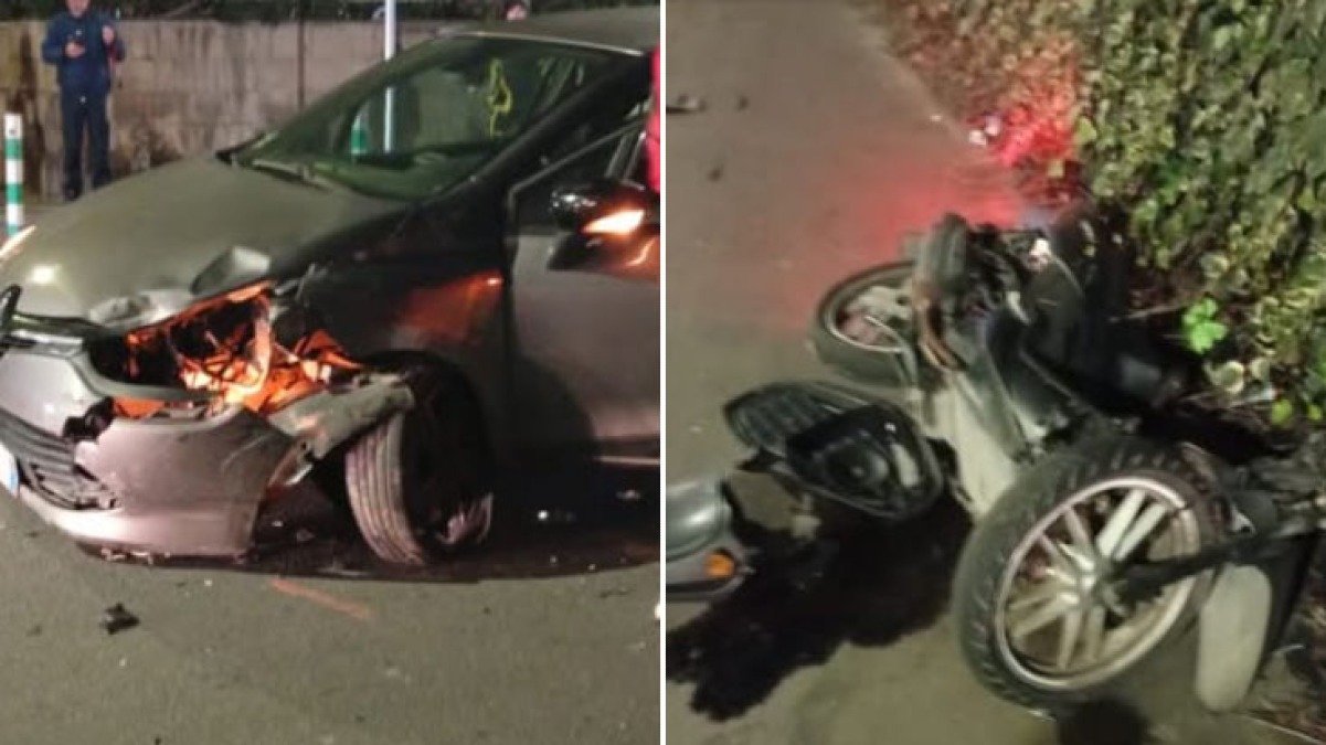 Uomo ubriaco investe ragazzo in scooter - 