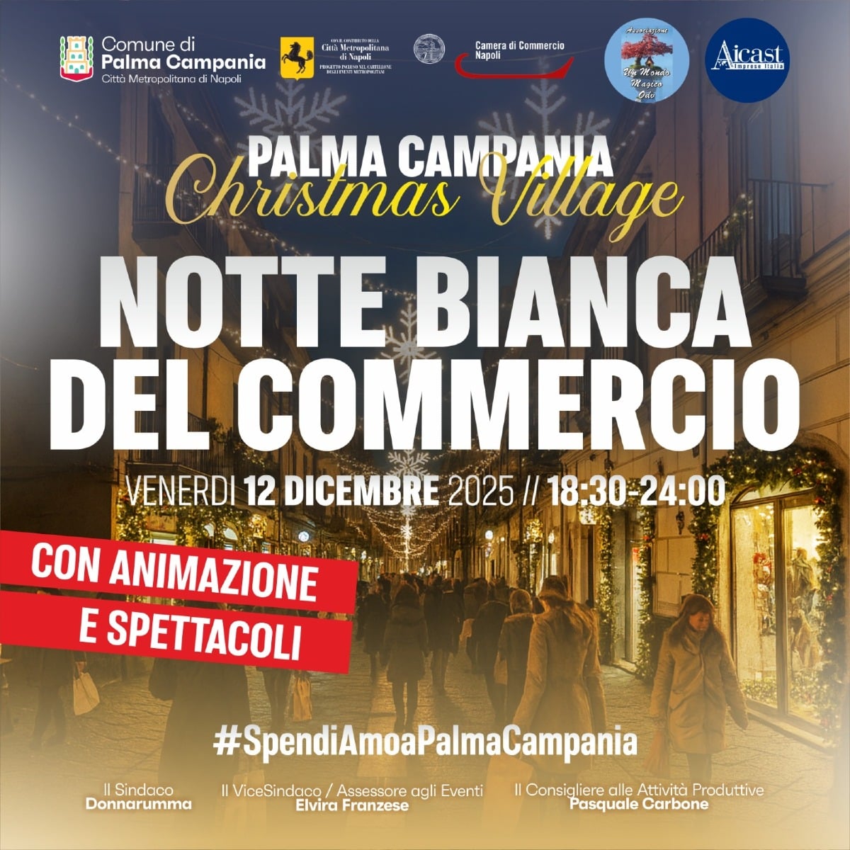 Palma Campania, il Christmas Village ricco di eventi nel weekend - 