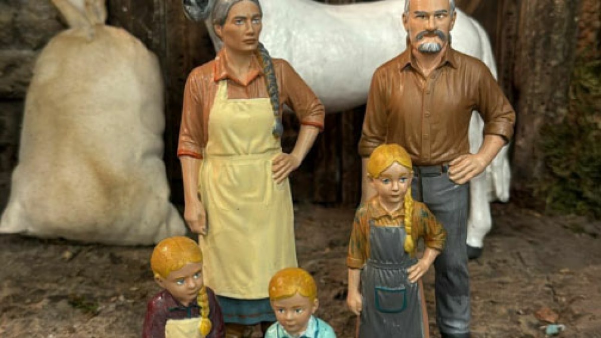 La famiglia del bosco finisce nel presepe napoletano - 