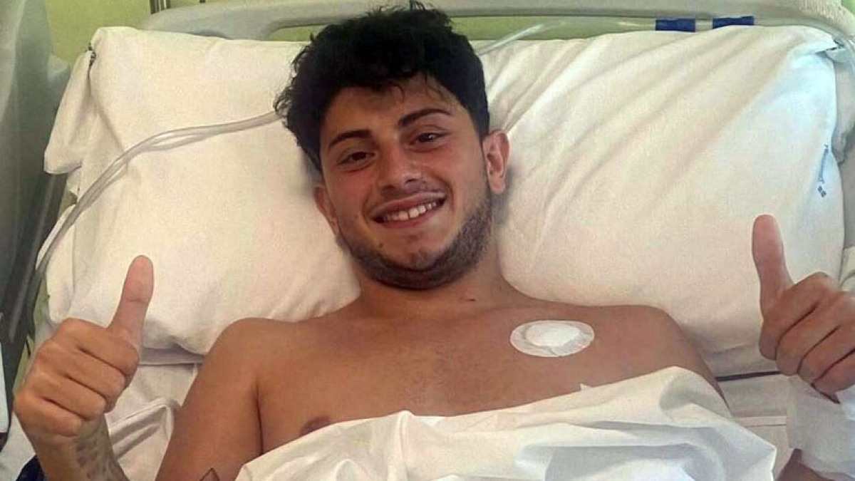 Calciatore accoltellato, Bruno si è svegliato e sorride - 