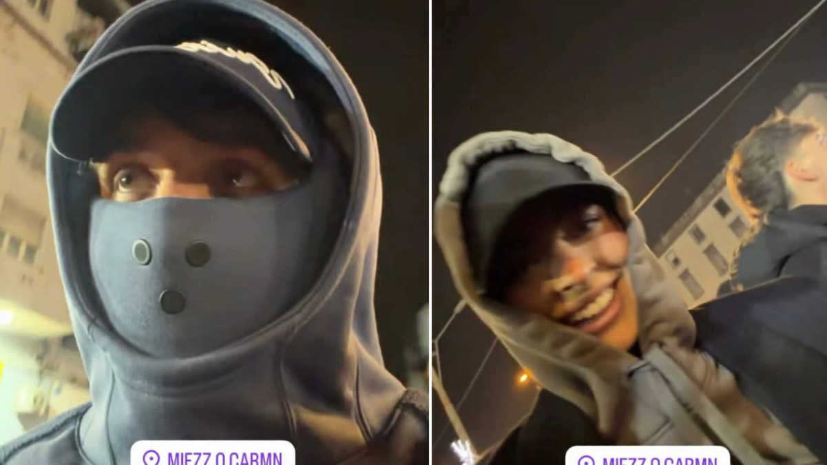 Geolier e la fidanzata in incognito alla Befana di Piazza Mercato - 