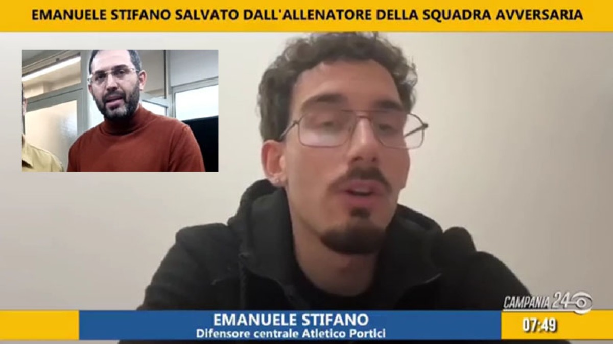 Calciatore salvato in campo, videomessaggio del ragazzo e diretta live dell'allenatore - GUARDA IL VIDEO - 