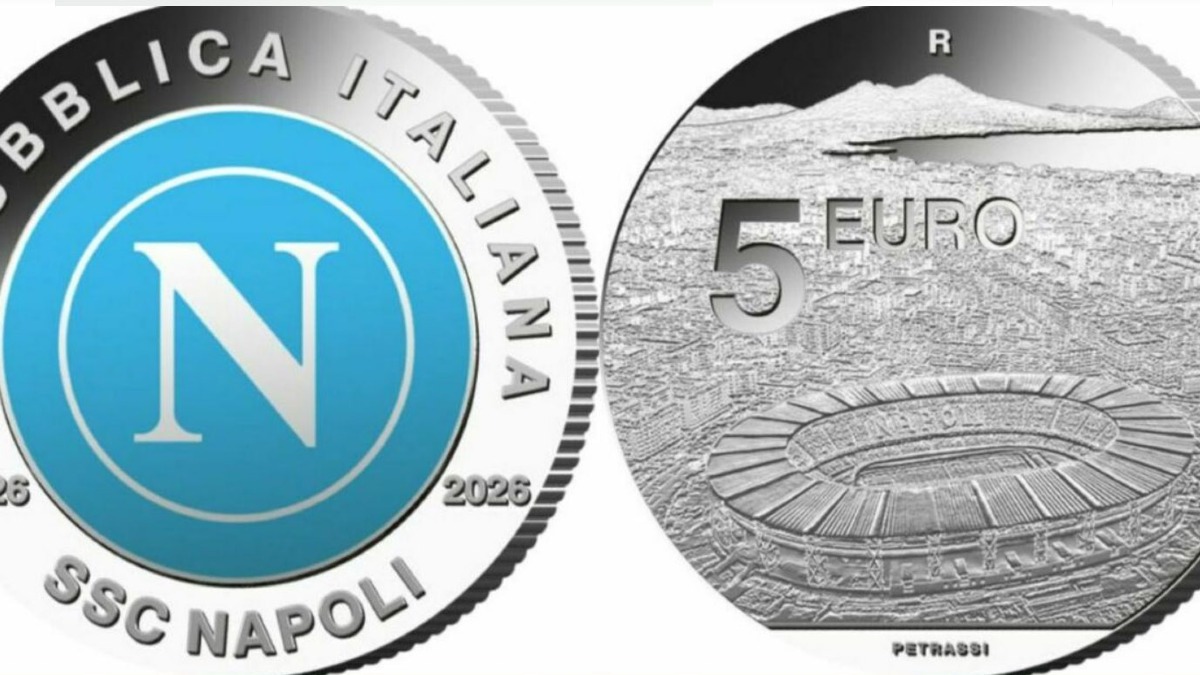 Il Napoli festeggia 100 anni: ecco la moneta celebrativa - 