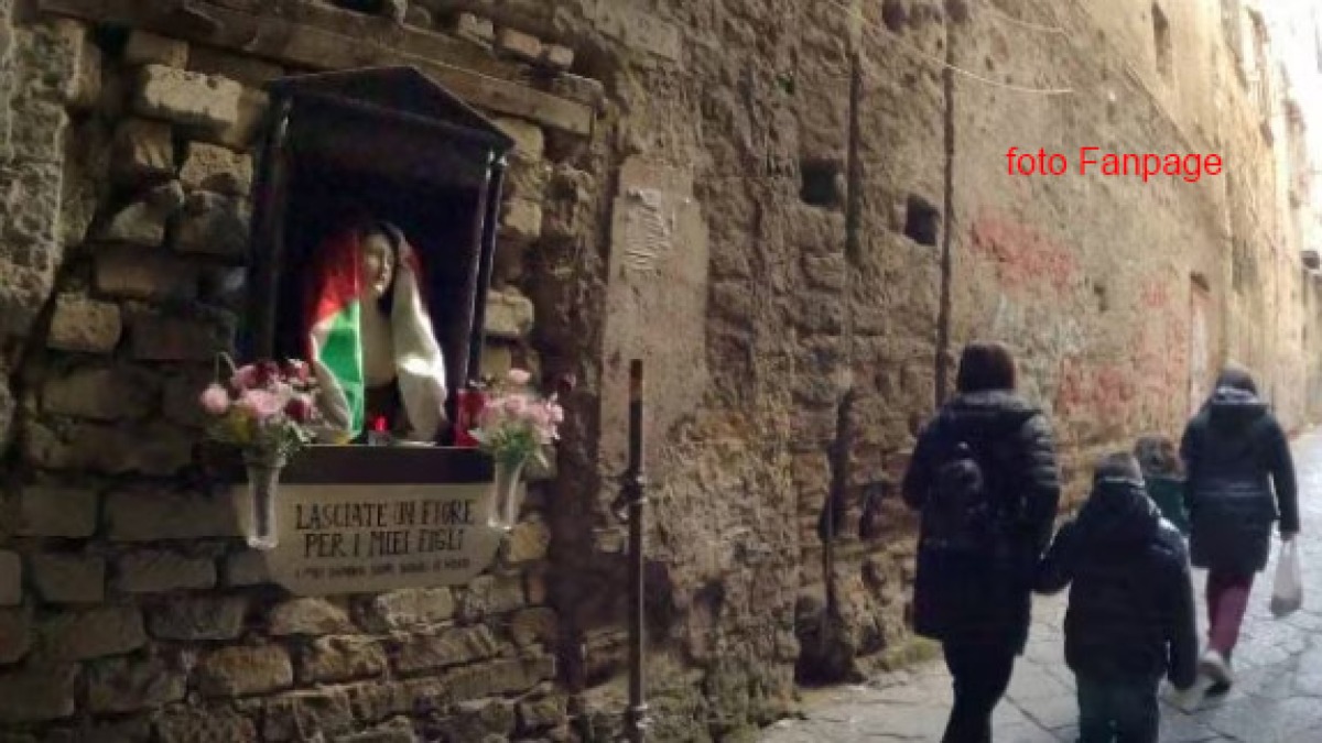 Distrutta la madonnina che protegge i bambini - 