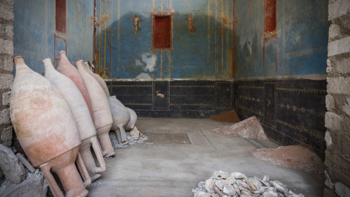 Il Blu degli Imperatori, a Pompei scoperto il costo “d’oro” dell’affresco regale - 