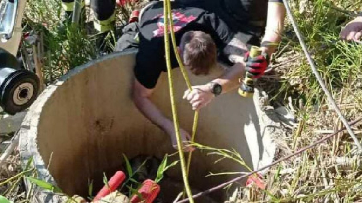 Donna cade in un pozzo profondo 15 metri - 
