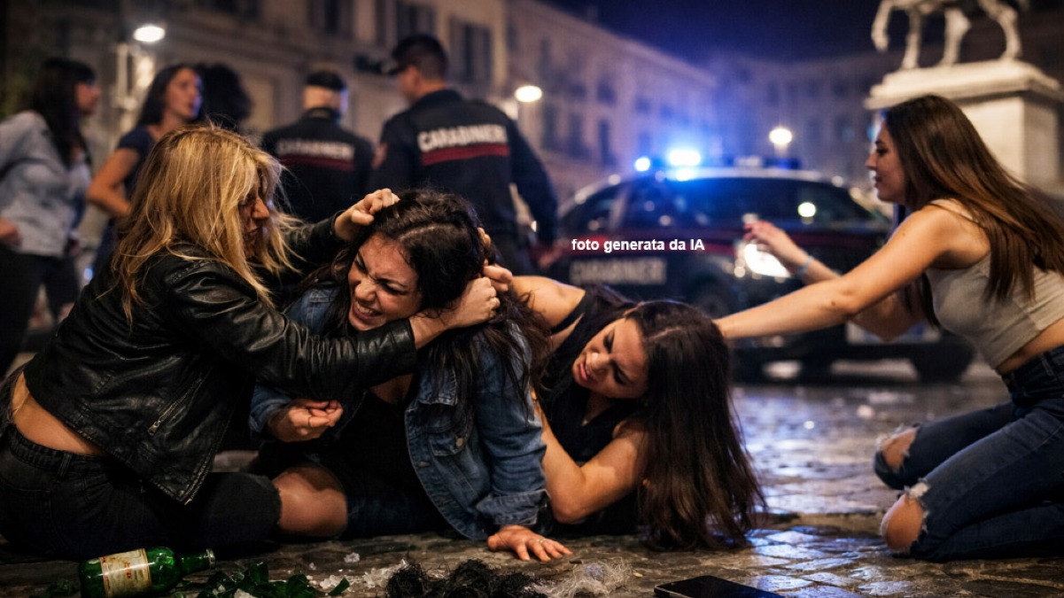 Ragazze si prendono a botte ancora davanti al McDonald's - 