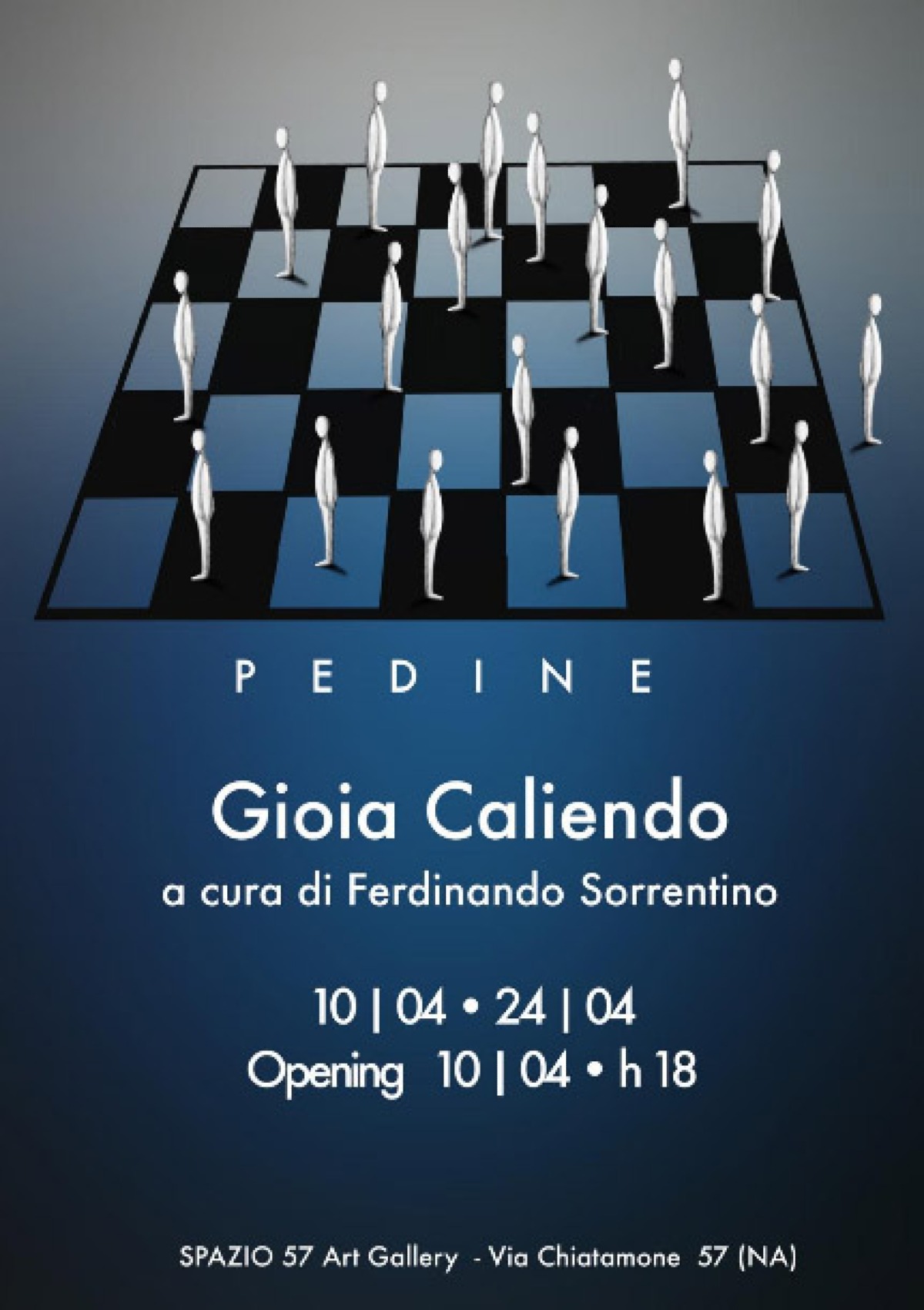 A Napoli la personale di Gioia Caliendo: allo Spazio 57 arriva “Pedine”