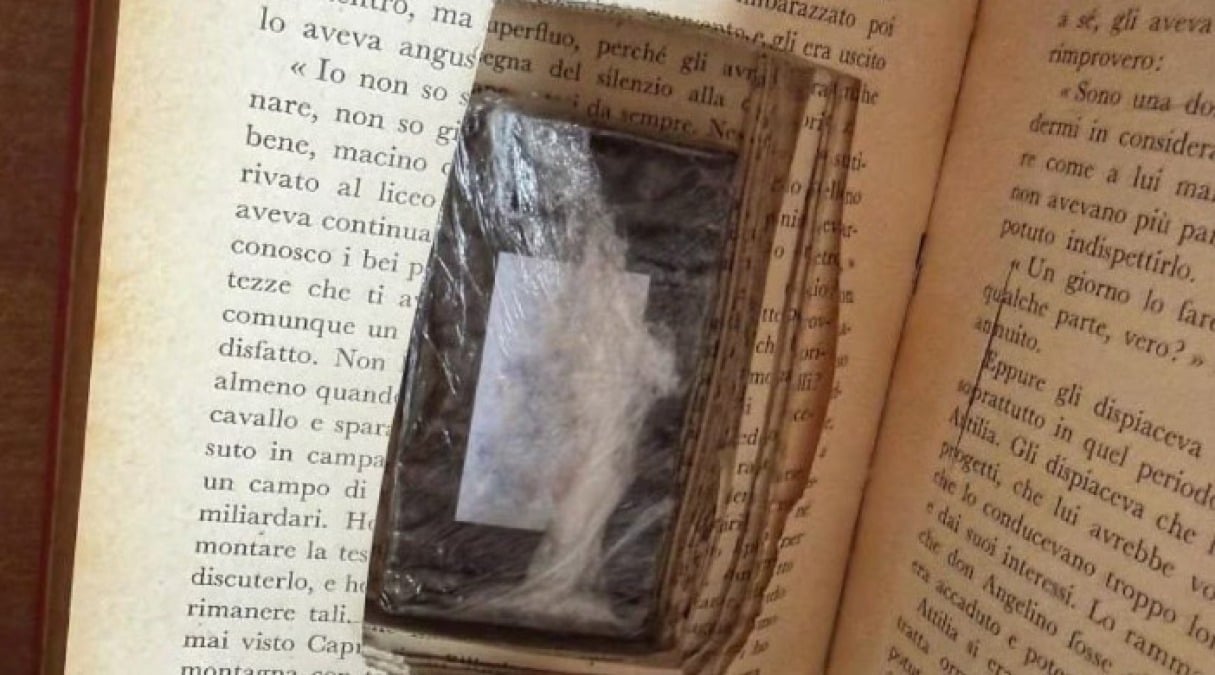 Libro con la droga inviato via posta - 