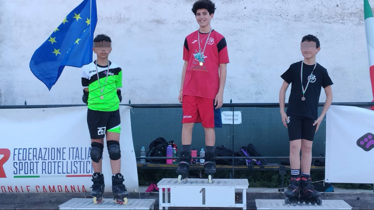 Felice Bianco campione regionale di Speed Slalom, battuta la concorrenza a Somma Vesuviana - 