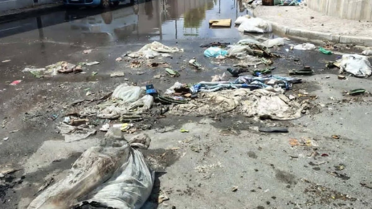 Discarica a cielo aperto sul cantiere della metropolitana - 