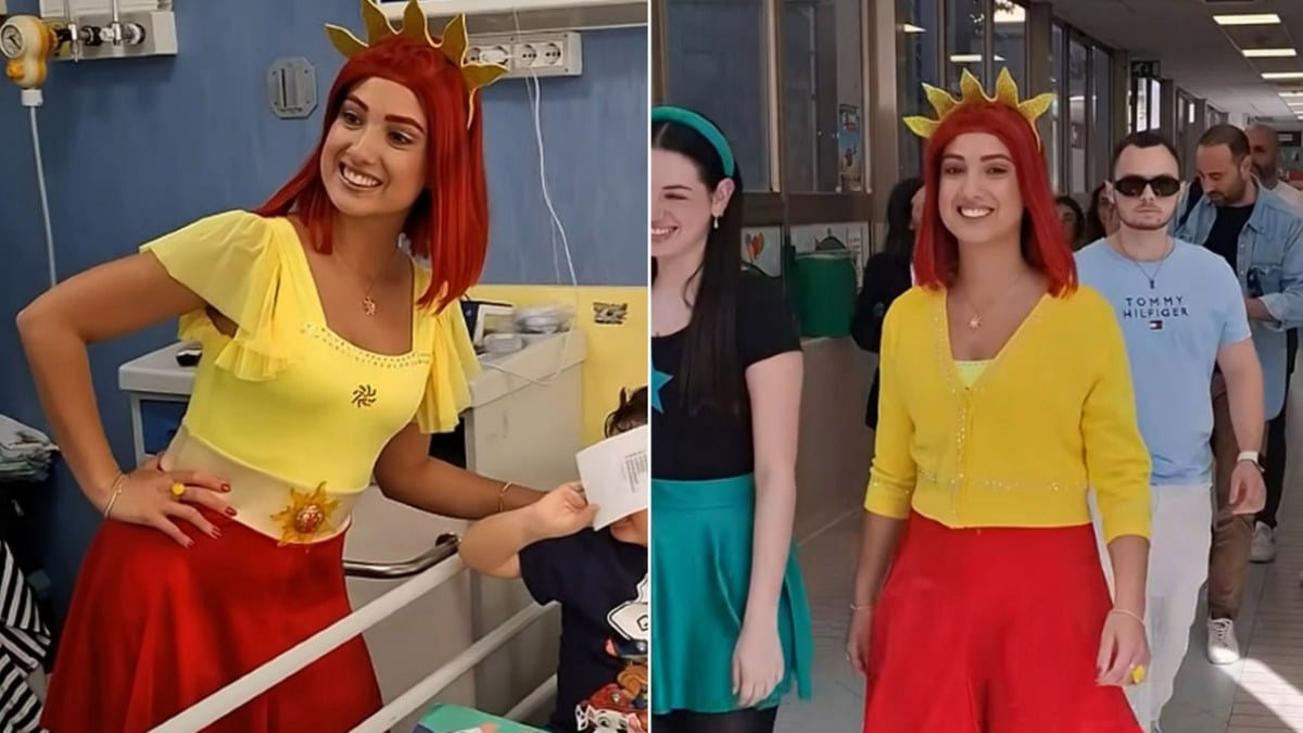 Lucilla fa visita ai bimbi ricoverati al Santobono
