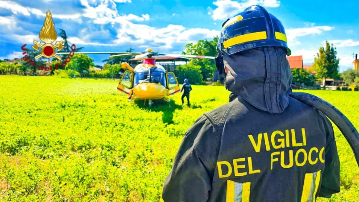 A 19 anni resta incastrato nella motozappa, arriva l'elisoccorso - 