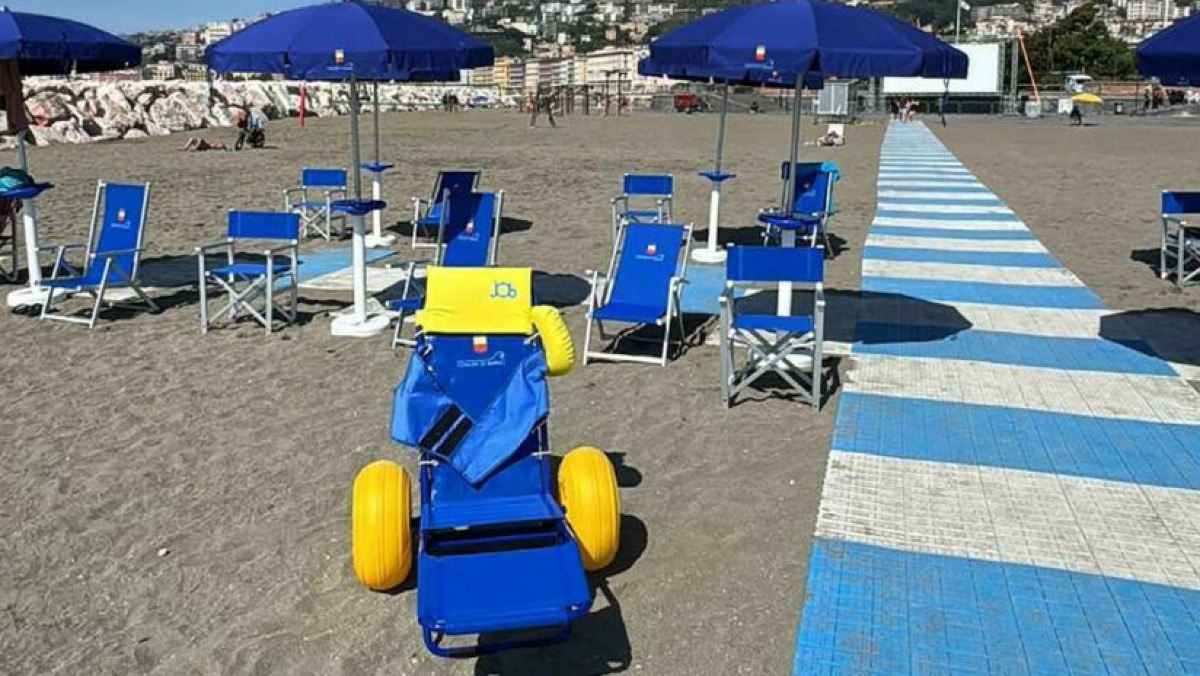 Riapre la spiaggia della Rotonda Diaz totalmente attrezzata - 