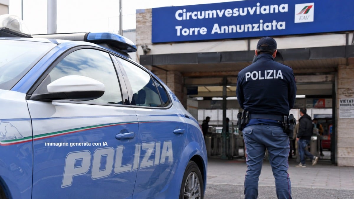 Caccia al turista sulla stazione della Circumvesuviana, rubato portafogli