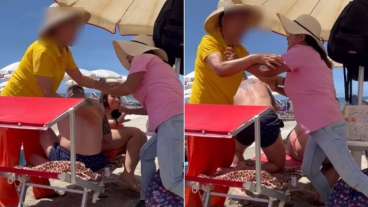 Le massaggiatrici litigano in spiaggia e picchiano anche il cliente - 