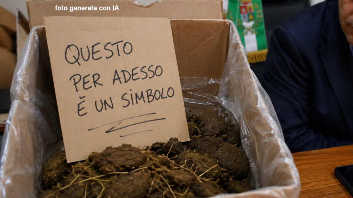 Pacco con letame e lettera di minacce al presidente della Municipalità - 