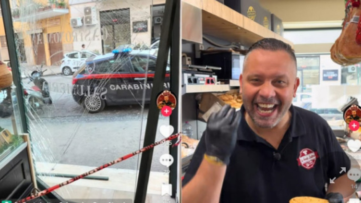Ladri nella salumeria del noto tiktoker: portata via anche la cassa - 