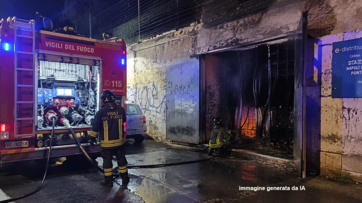 Bruciano i cavi elettrici nel sottosuolo - 