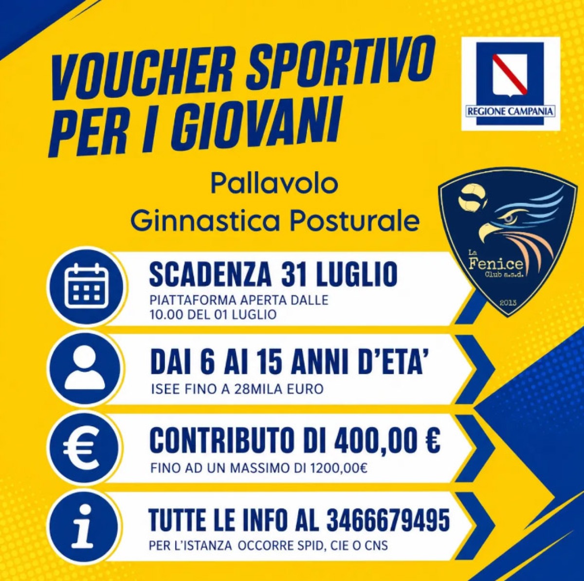 Voucher Sportivo, La Fenice promuove lo sport come strumento di crescita e inclusione - 