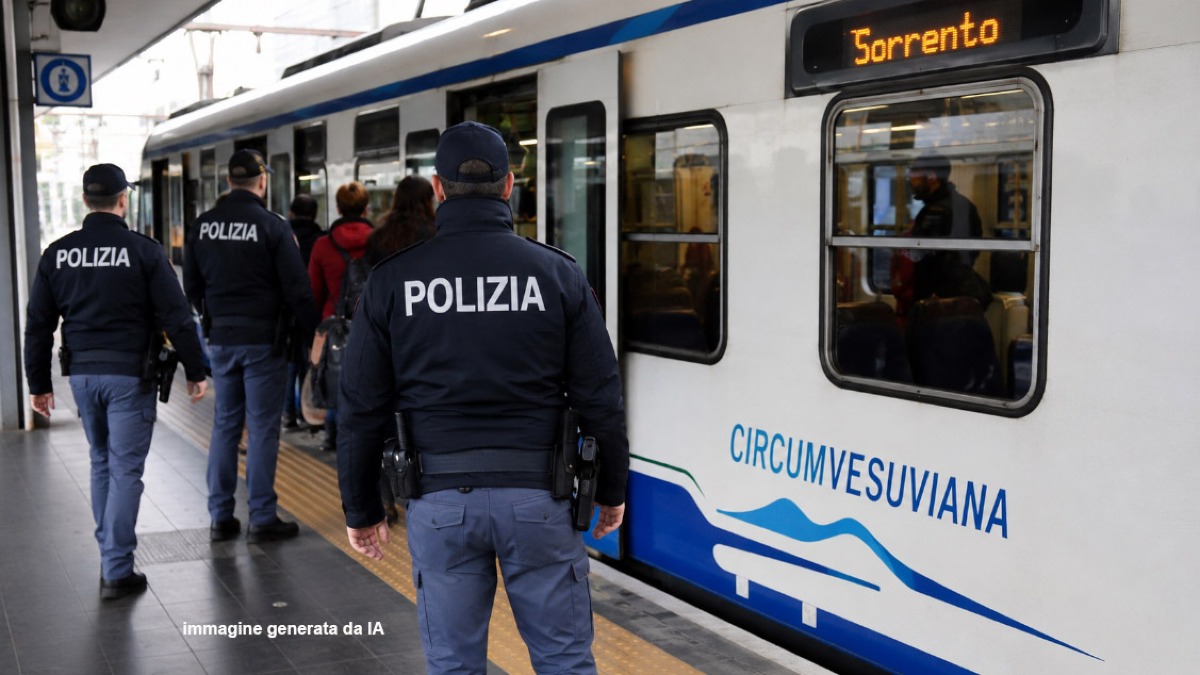 Circumvesuviana, arriva la scorta della polizia per i viaggiatori - 
