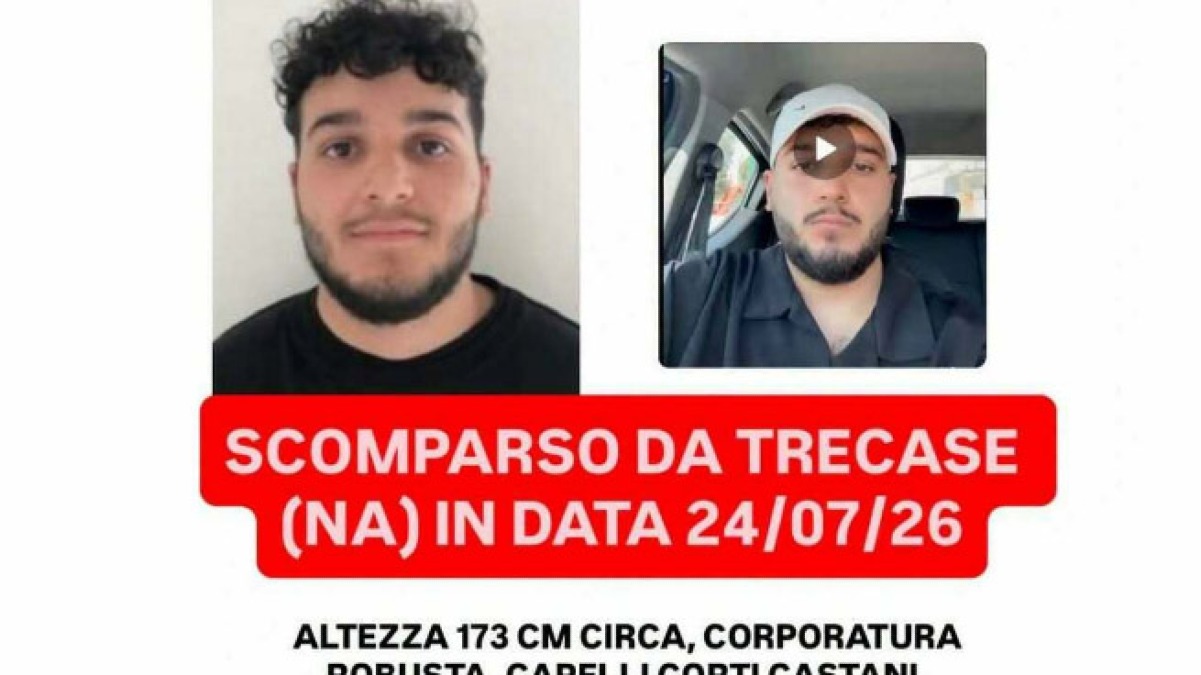 Alfonso scomparso a Trecase, ricerche e appello sul web - 