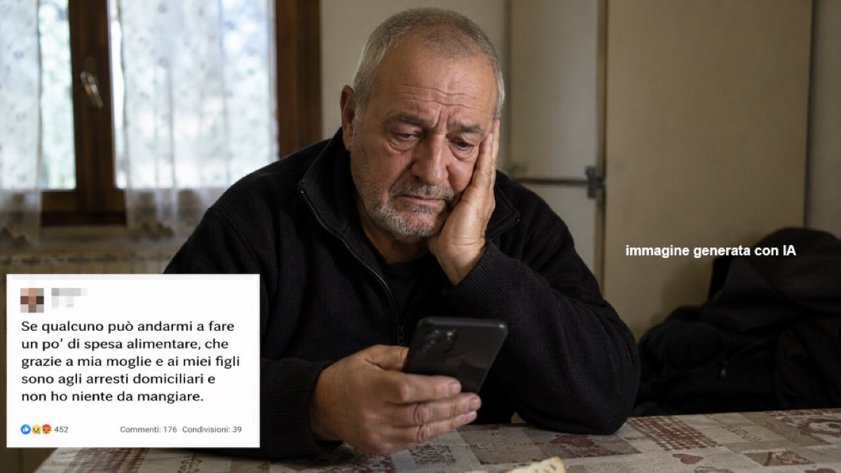 Appello sui social: "Sono ai domiciliari e non ho niente da mangiare" - 