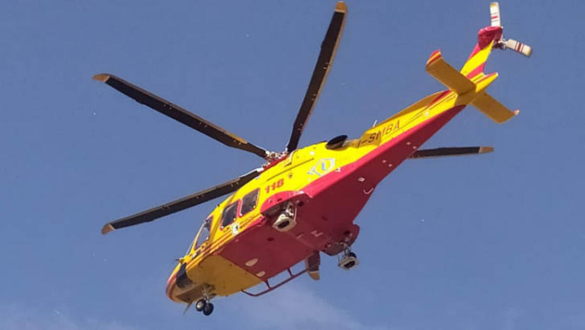 Ferita nell'incidente mortale, ragazzina in elisoccorso all'Ospedale del Mare - 
