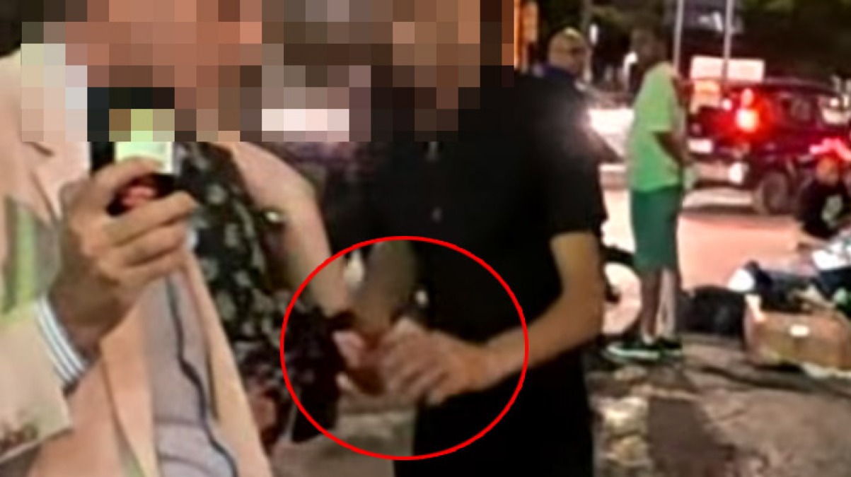 Borseggio in diretta mentre Cicalone gira un video - 