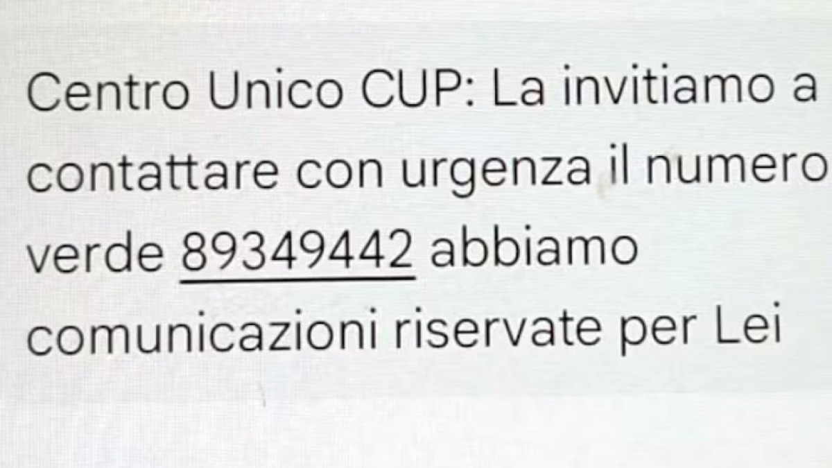 Attenti alla truffa del Cup: azzera il credito - 