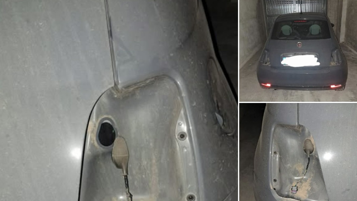 Auto cannibalizzate al Centro Direzionale