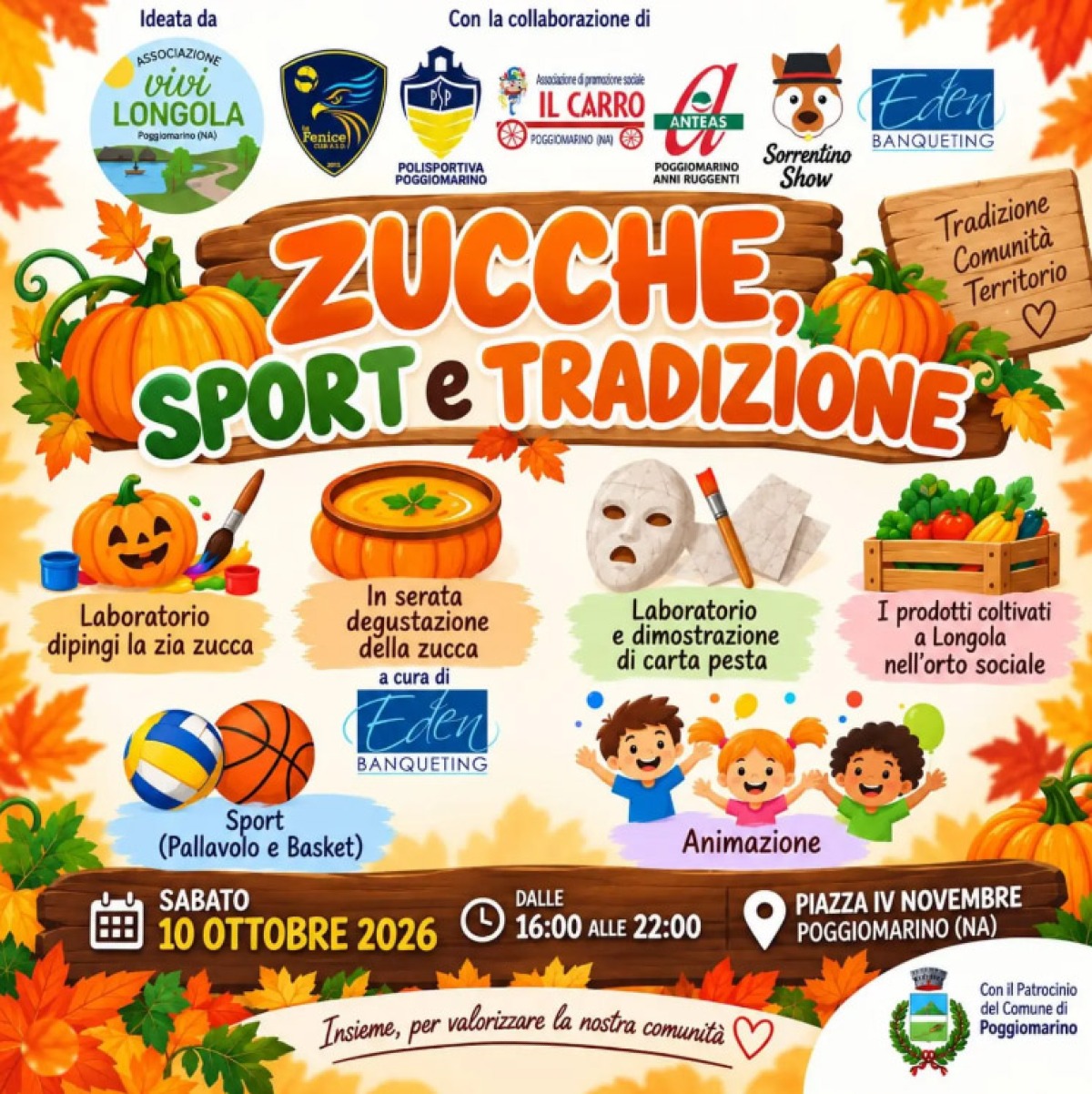 La Fenice scende in campo per “Zucche, Sport e Tradizione” a Poggiomarino - 