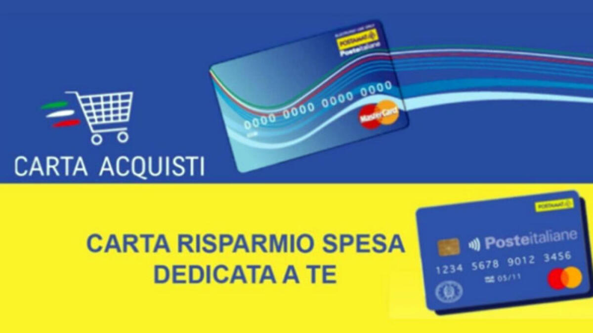 La Carta "Dedicata a Te" raddoppia: 1000 euro a famiglia - 