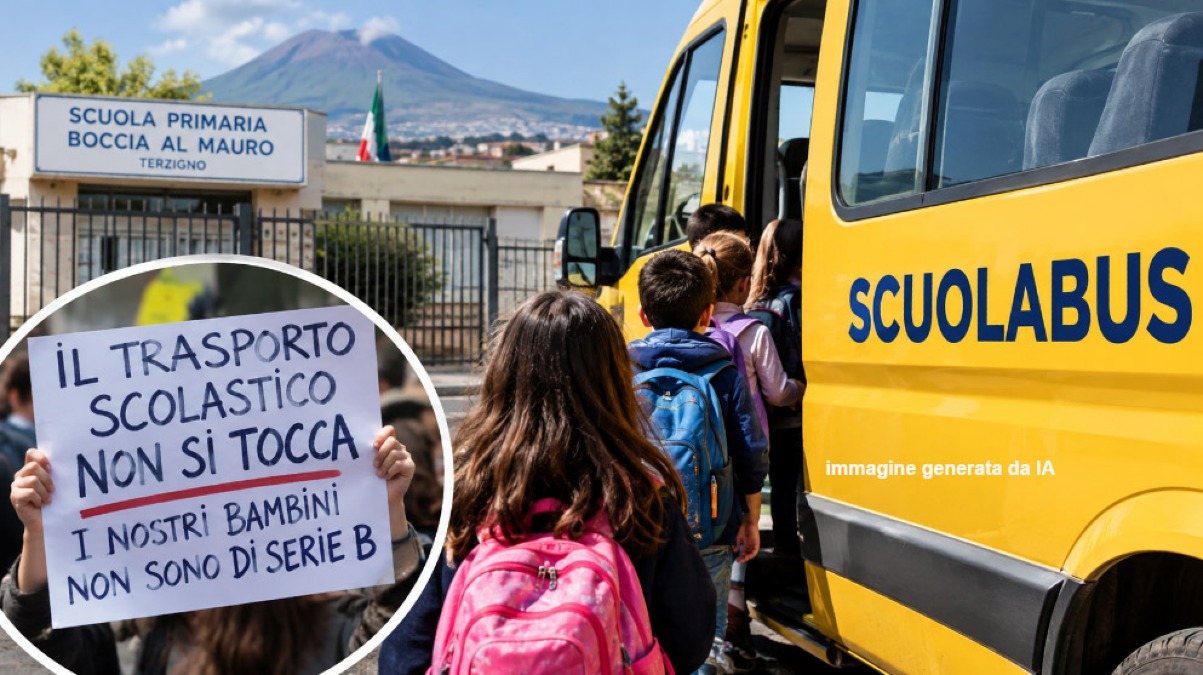 Terzigno, stop al trasporto scolastico per i bambini del Rione Amati - 