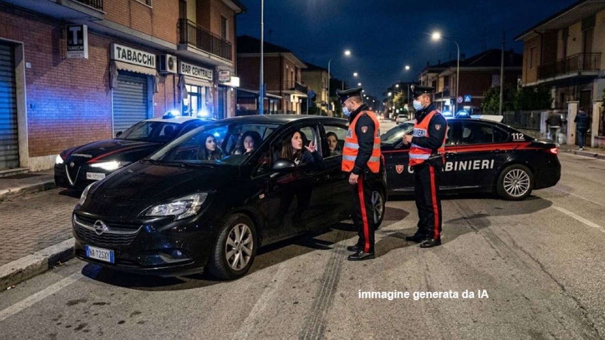 Palma Campania: a 19 anni scappa all'Alt e le amiche 15enni insultano i carabinieri - 