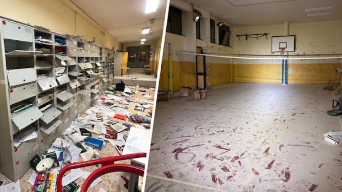 Scuola distrutta dai vandali: chiusa per una settimana - 